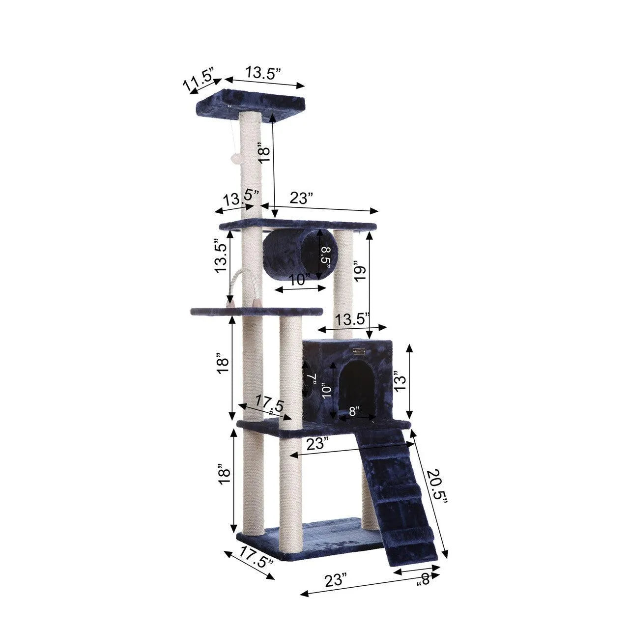 Armarkat Classic Cat Tree A7101 - Default Title | OmniaPaws