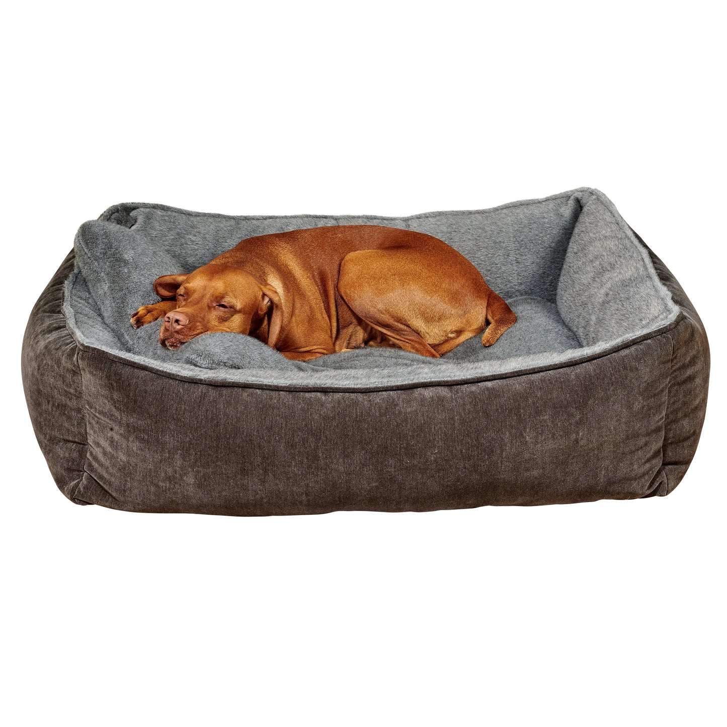 Bowsers B-Lounge Dog Bed - Fawn / Faux Fur / Small | OmniaPaws