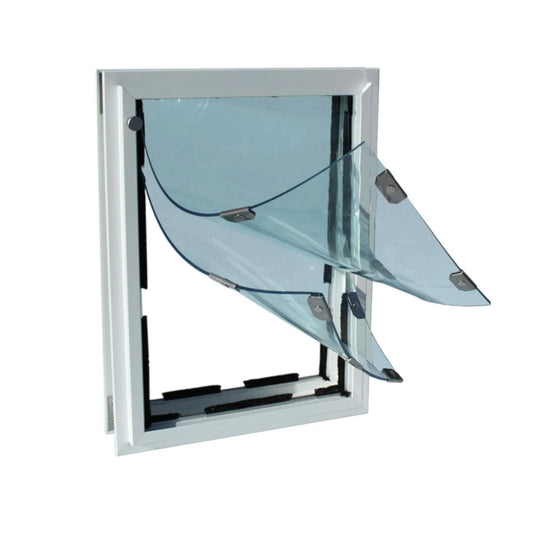MaxSeal Pet Door for Doors - Small (6" x 7.5") / Single Flap | OmniaPaws