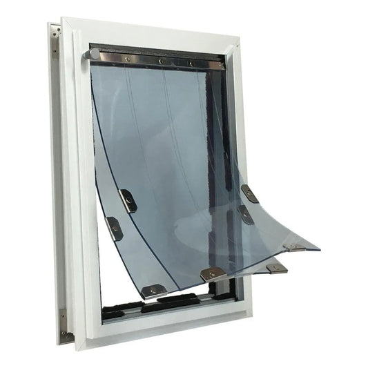 MaxSeal Pro Pet Door for Doors - Small (6" x 7.5") / Single Flap | OmniaPaws