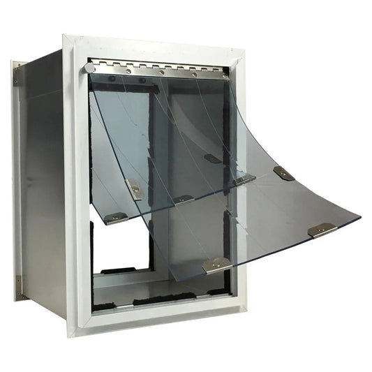 MaxSeal Pro Pet Door for Walls - Small (6" x 7.5") / Single Flap / 2" - 10" Wall Thickness (Standard) | OmniaPaws