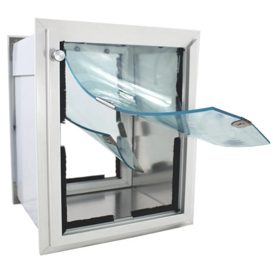 MaxSeal Pet Door for Walls - Small (6" x 7.5") / Single Flap / 2" - 10" Wall Thickness (Standard) | OmniaPaws