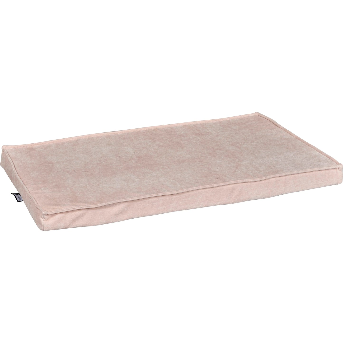 Bowsers Moderno Crate Mat - Blush / Washed Microvelvet / Medium | OmniaPaws