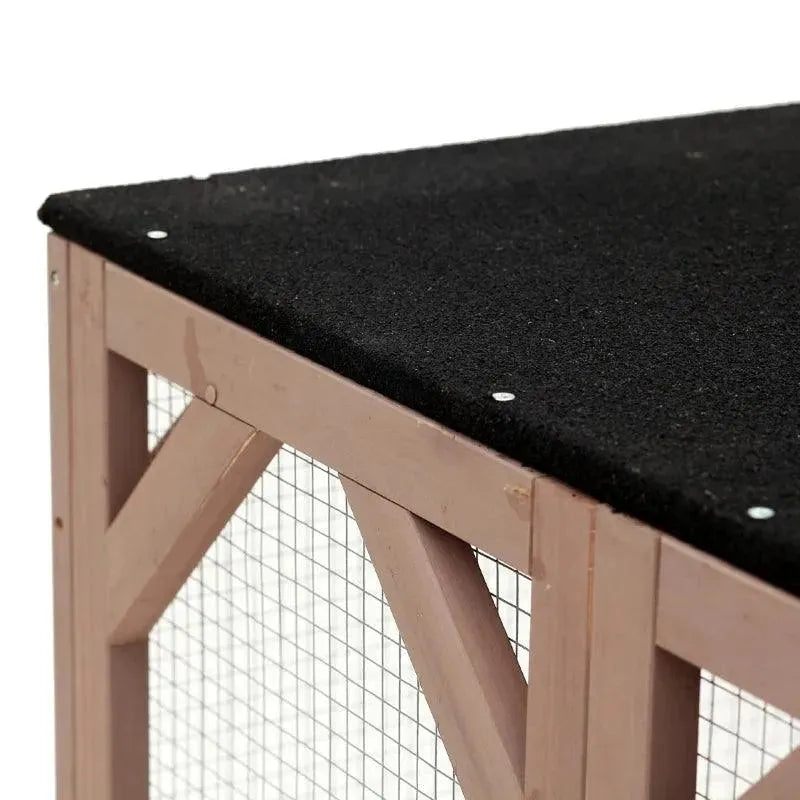 PawHut Catio Outdoor Enclosure - 70.75" x 31.5" x 44" - Orange | OmniaPaws