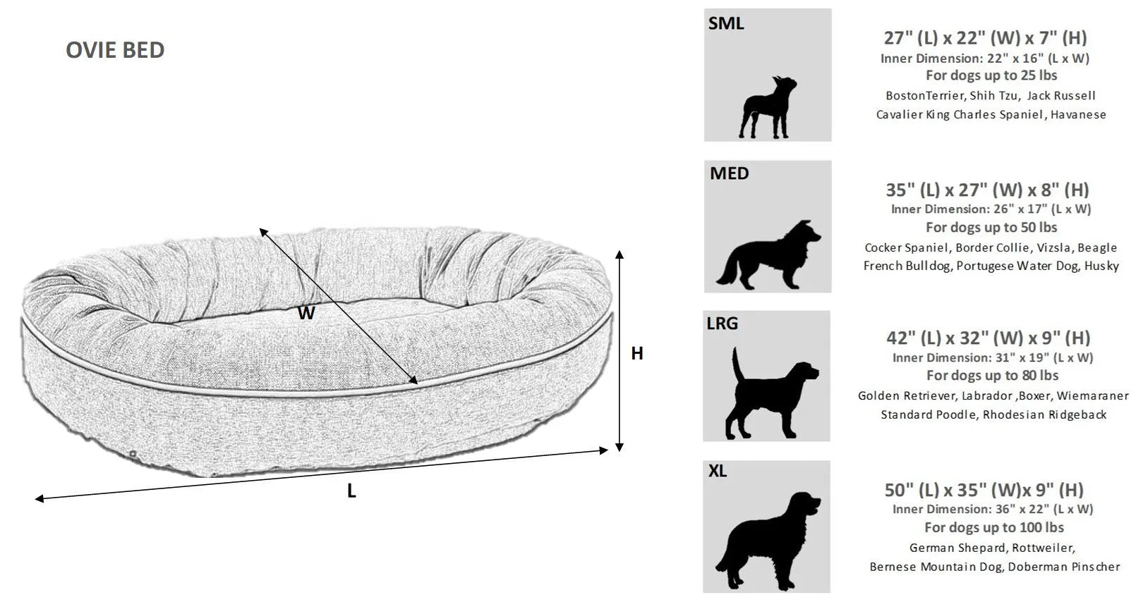 Bowsers Ovie Dog Bed | OmniaPaws