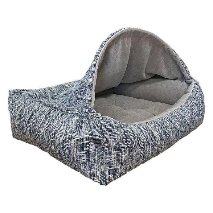 Bowsers Canopy Dog Bed - Portofino / Performance Chenille / Small | OmniaPaws