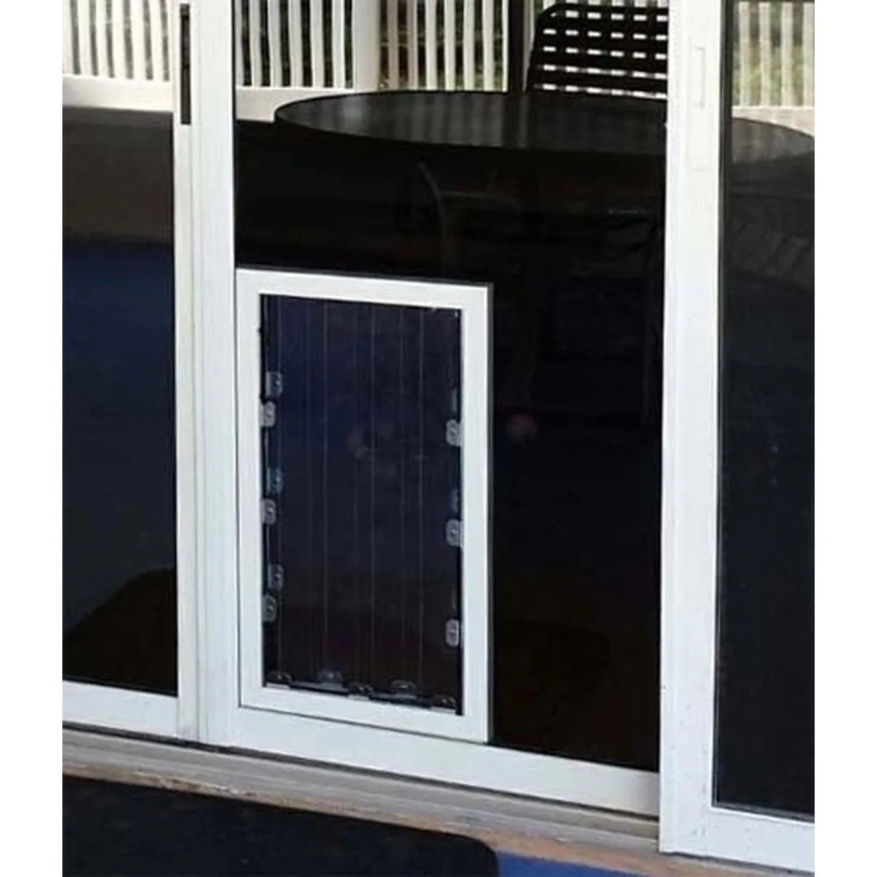 MaxSeal In-Glass Pet Door - Small (6" x 7.5") / Single Flap | OmniaPaws