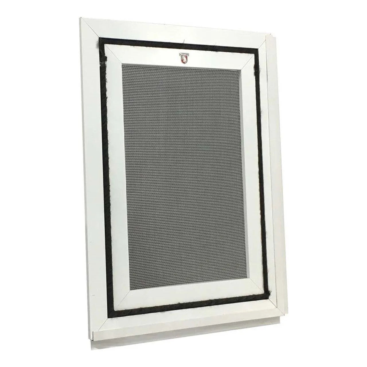 Screen Pet Door for Sliding Screens - Medium (7" x 9") / White | OmniaPaws