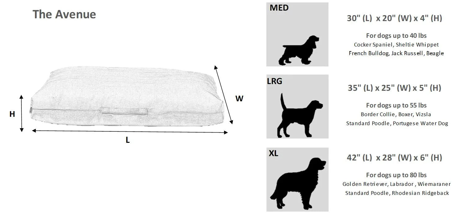 Bowsers The Avenue Dog Bed | OmniaPaws
