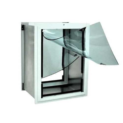 SB Standard Pet Door for Walls - Small (7" x 11") / Single Flap / 2" - 10" Wall Thickness (Standard) | OmniaPaws