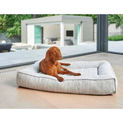 Bowsers Divine Futon Dog Bed - Allumina / Performance Linen / Large | OmniaPaws