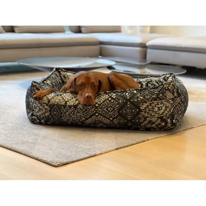 Bowsers B-Lounge Dog Bed - Fawn / Faux Fur / Small | OmniaPaws