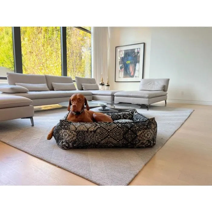 Bowsers B-Lounge Dog Bed - Fawn / Faux Fur / Small | OmniaPaws