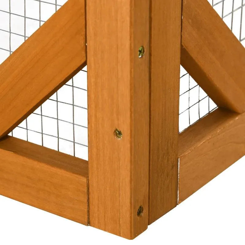 PawHut Catio Outdoor Enclosure - 70.75" x 31.5" x 44" - Orange | OmniaPaws