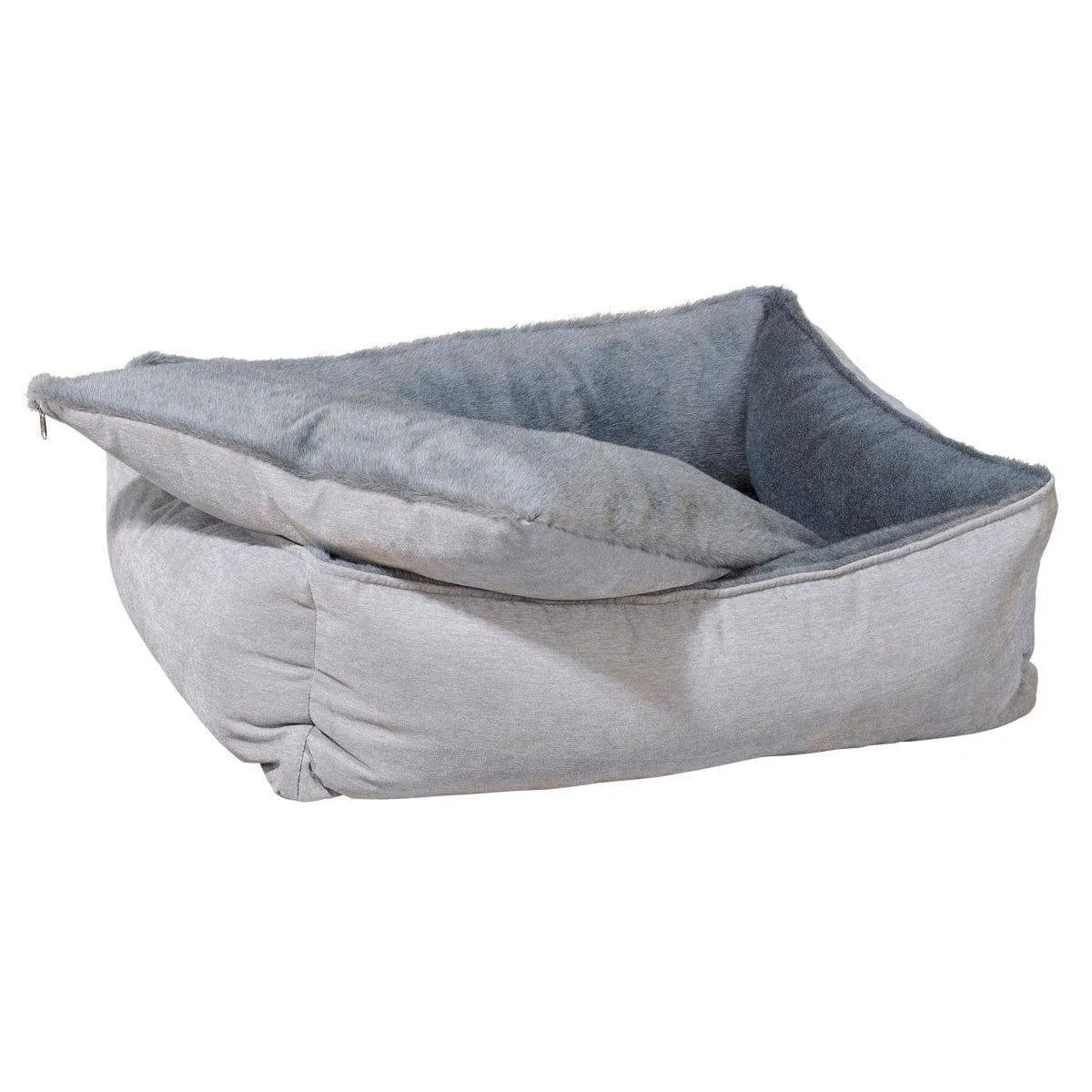 Bowsers B-Lounge Dog Bed - Fawn / Faux Fur / Small | OmniaPaws