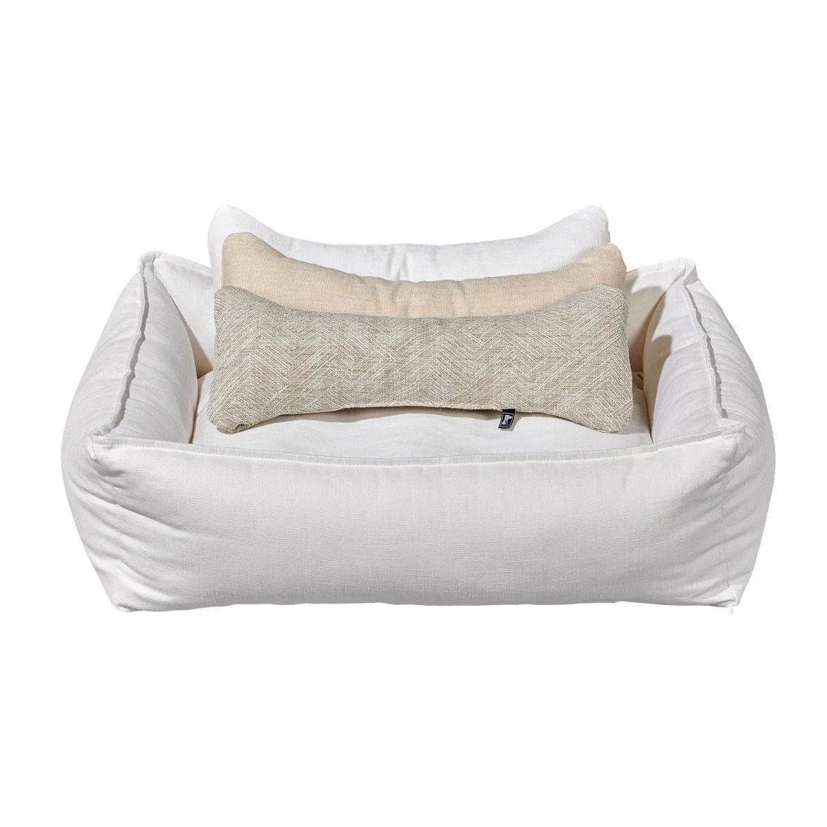 Bowsers B-Lounge Dog Bed - Fawn / Faux Fur / Small | OmniaPaws