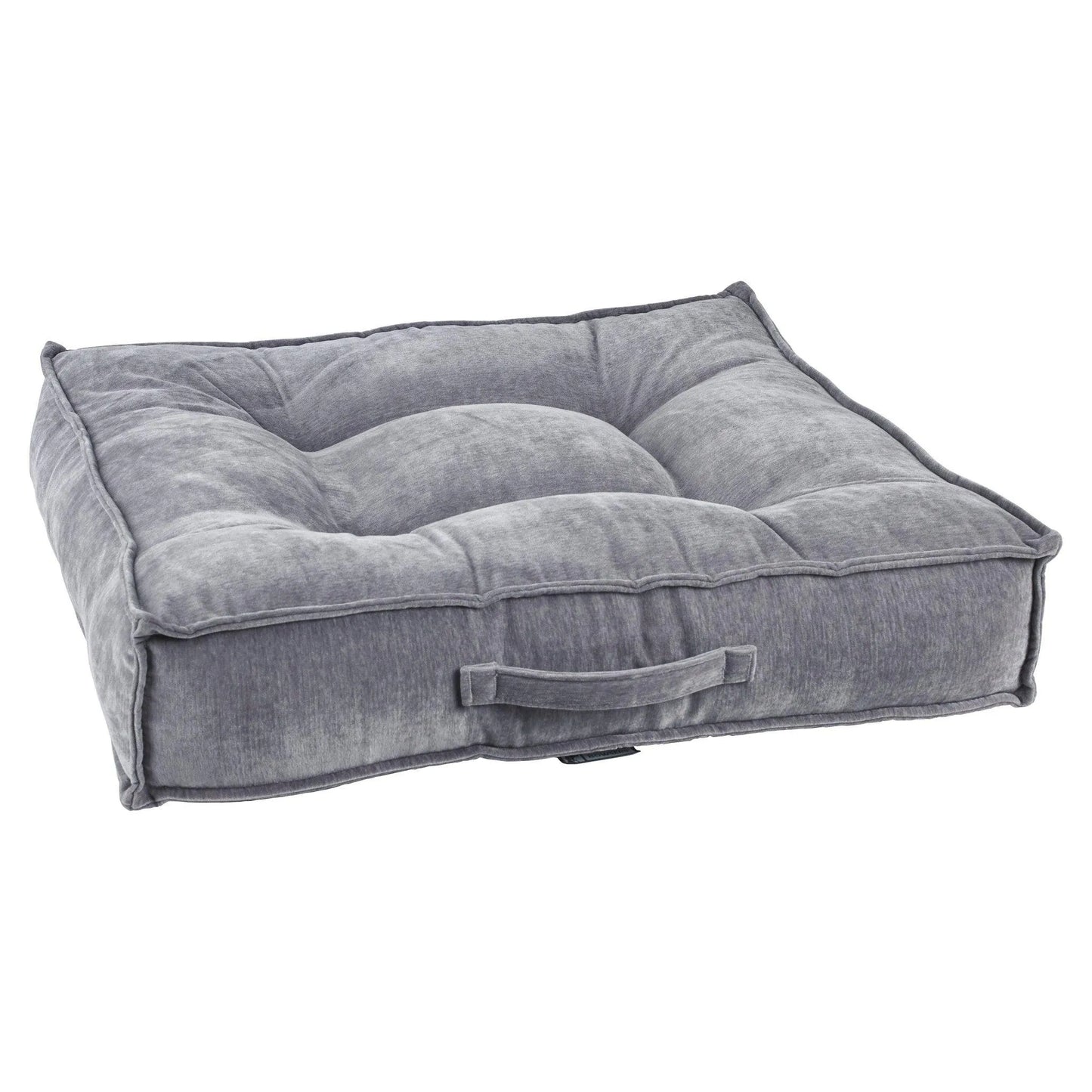 Bowsers Piazza Dog Bed - Pumice / Washed Microvelvet / Medium | OmniaPaws