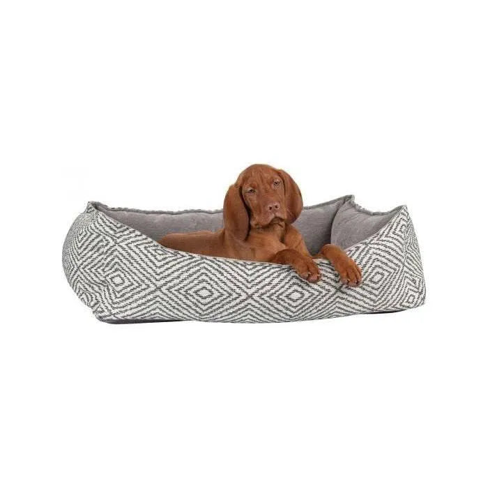 Bowsers Scoop Dog Bed - Allumina / Performance Linen / Small | OmniaPaws
