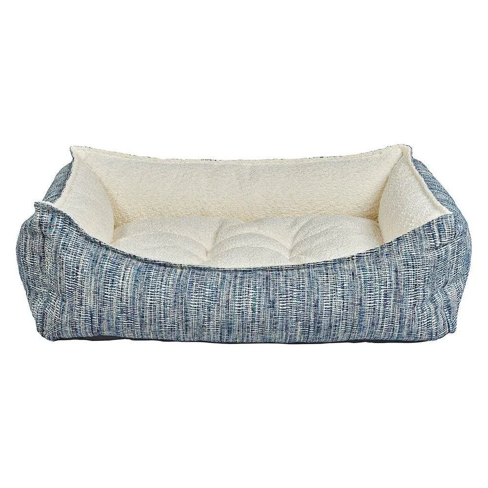 Bowsers Scoop Dog Bed - Portofino / Washed Microvelvet / Small | OmniaPaws