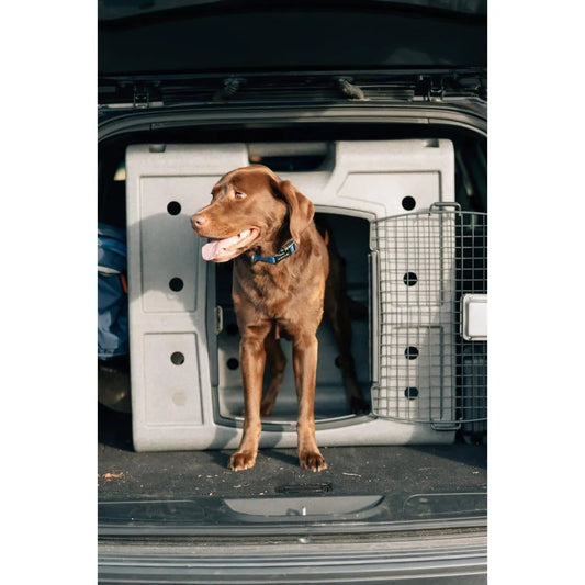 Dakota 283 2D Side Entry Kennel - Dark Granite / No Antimicrobial Protection | OmniaPaws