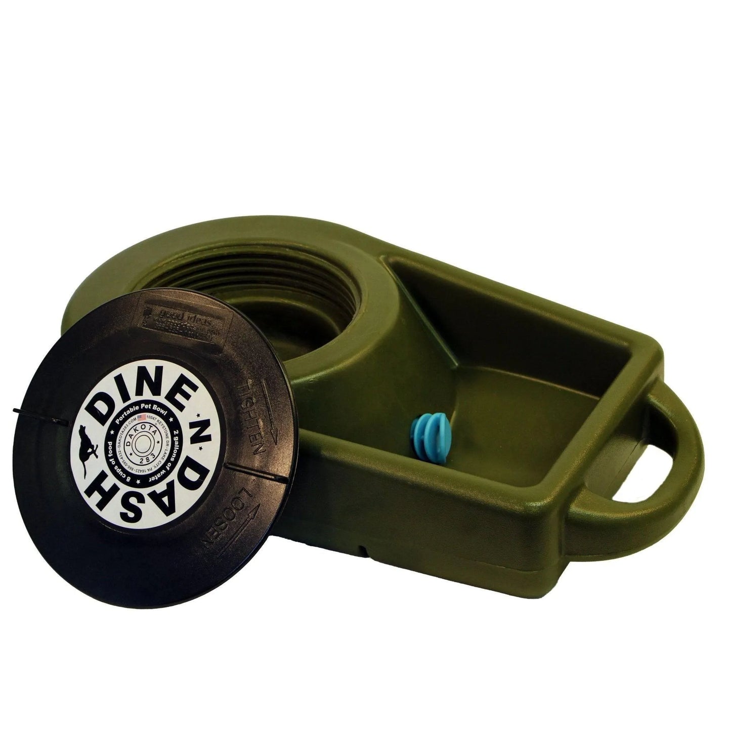 Dakota 283 Dine N Dash - Olive / No Antimicrobial Protection | OmniaPaws