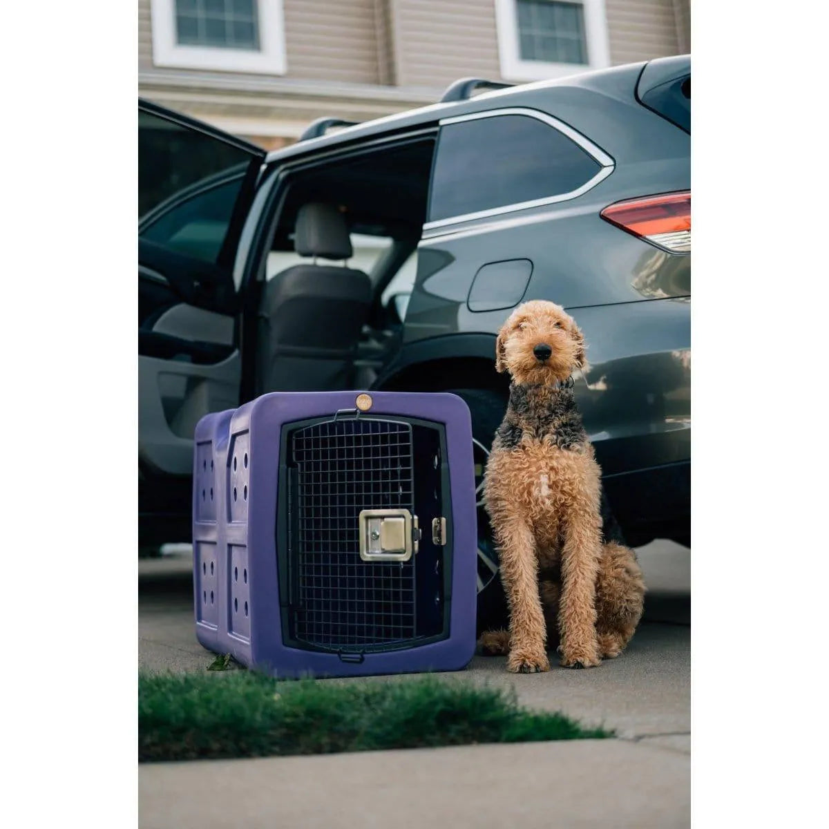 Dakota 283 G3 Medium Framed Kennel - Blue / No Antimicrobial Protection | OmniaPaws