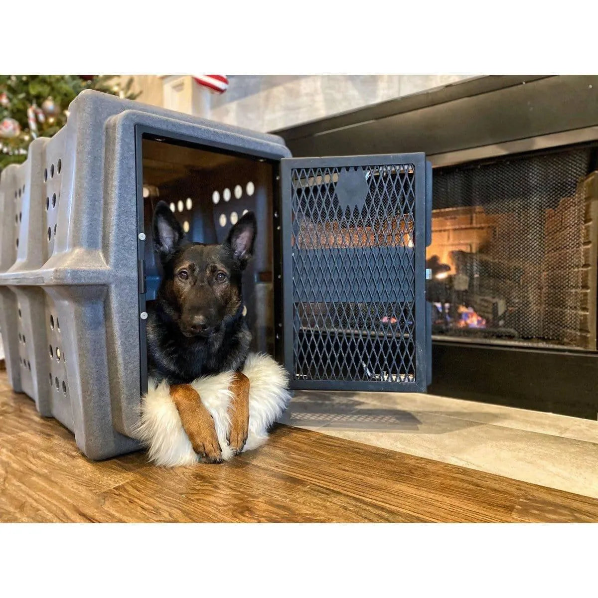 Dakota 283 Hero Kennel - Coyote Granite / No Antimicrobial Protection | OmniaPaws