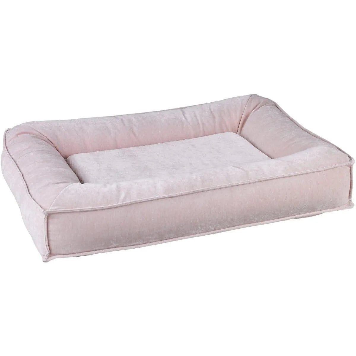 Bowsers Divine Futon Dog Bed - Blush / Washed Microvelvet / Large | OmniaPaws