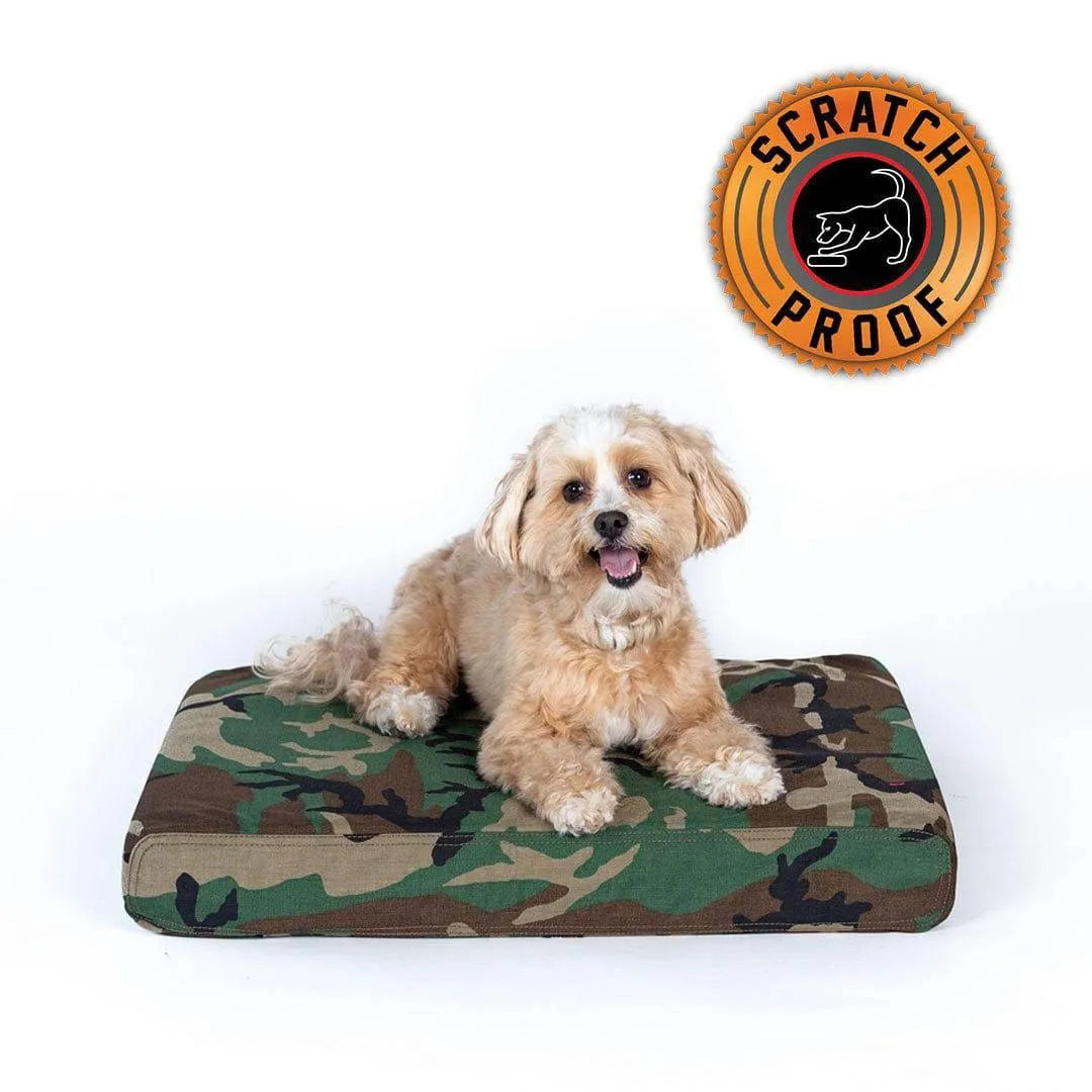Gorilla Tough Camo Orthopedic Dog Bed™ - Small / Orthopedic / Desert Camo | OmniaPaws