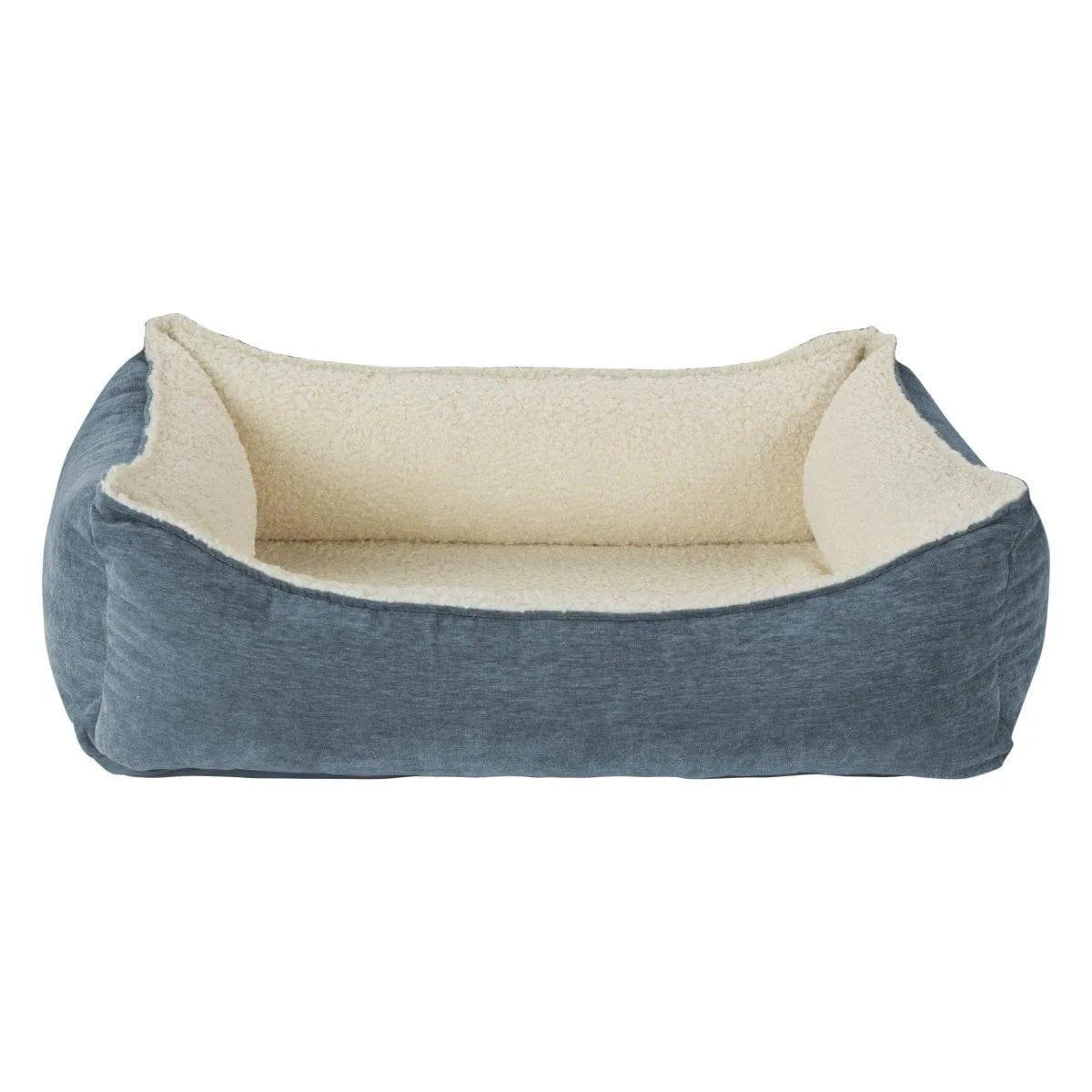 Bowsers Oslo Ortho Dog Bed - Mineral / Washed Microvelvet / Small | OmniaPaws
