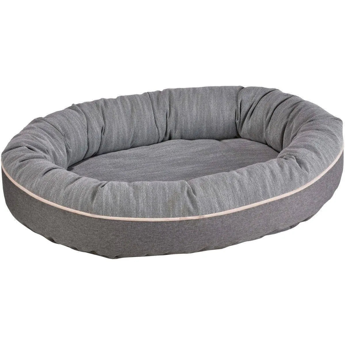 Bowsers Ovie Dog Bed - Stone Grey / Performance Woven / Small | OmniaPaws