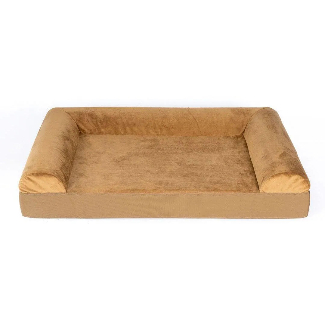 Ultra Vel Orthopedic Dog Couch - Small / Coyote | OmniaPaws