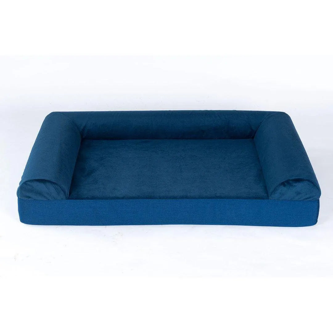 Ultra Vel Orthopedic Dog Couch - Small / Navy | OmniaPaws