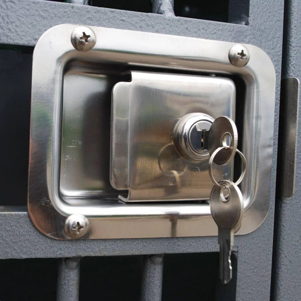 Zinger Stainless Steel Keyed Paddle Lock - Default Title | OmniaPaws