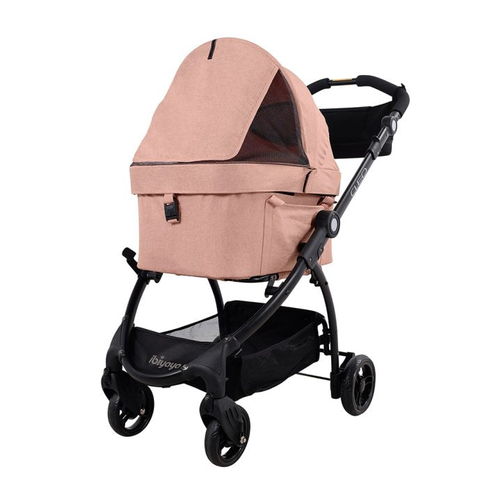 Ibiyaya New CLEO Travel System Pet Stroller - Coral Pink | OmniaPaws