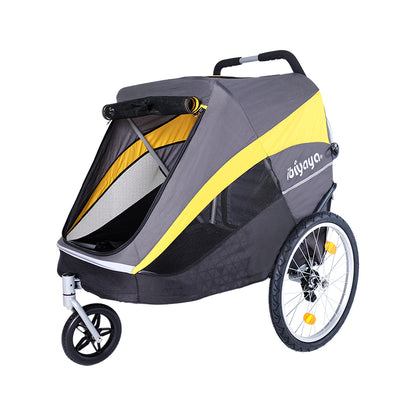 Ibiyaya The Hercules Heavy-Duty Pro Pet Stroller-Bike Trailer - OmniaPaws