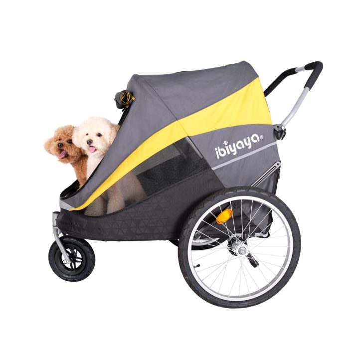 Ibiyaya The Hercules Heavy-Duty Pro Pet Stroller-Bike Trailer - OmniaPaws