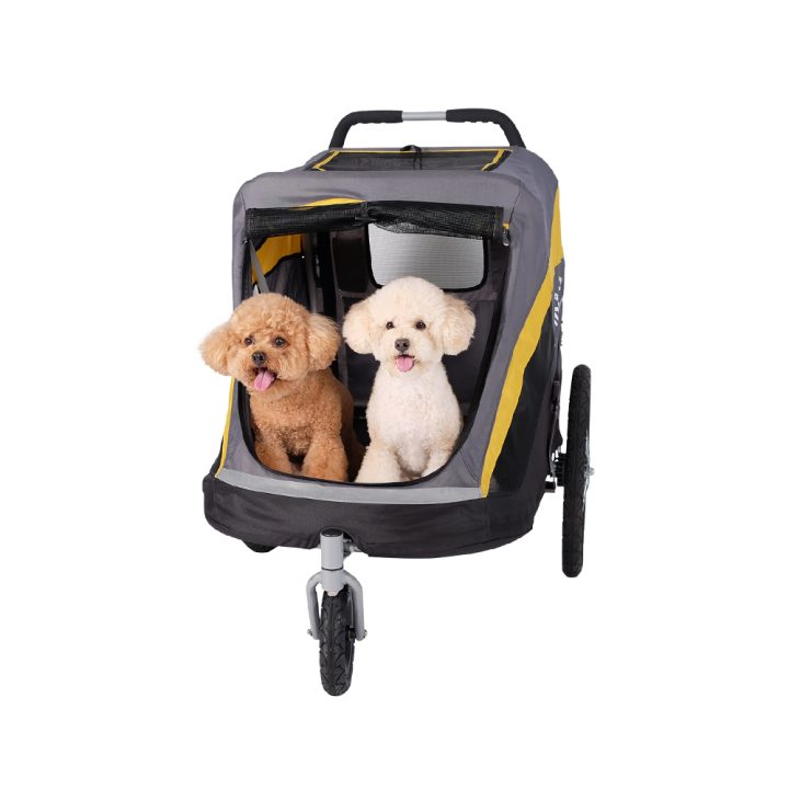 Ibiyaya The Hercules Heavy-Duty Pro Pet Stroller-Bike Trailer - OmniaPaws