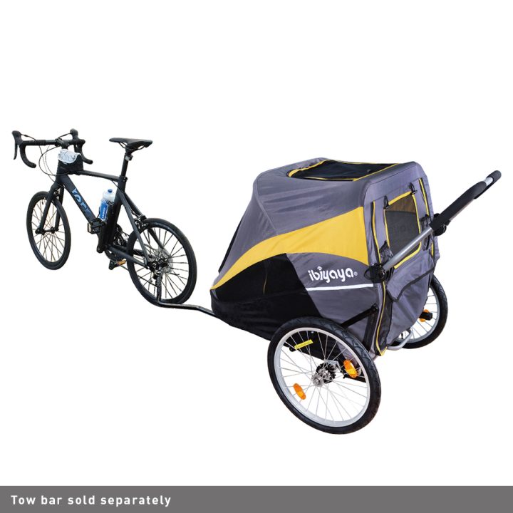 Ibiyaya The Hercules Heavy-Duty Pro Pet Stroller-Bike Trailer - OmniaPaws