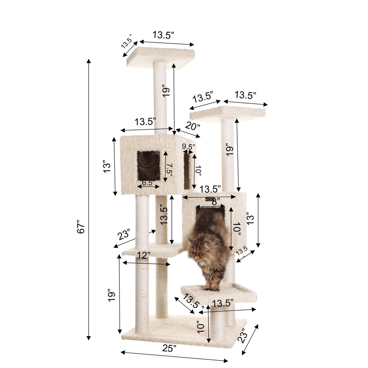 Armarkat Classic Cat Tree A6702 - OmniaPaws