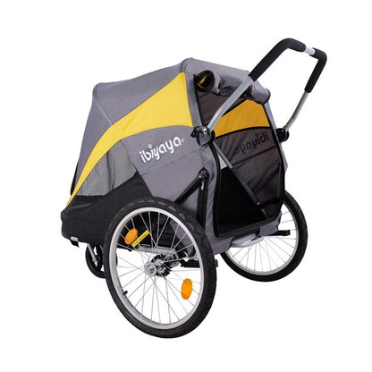 Ibiyaya The Hercules Heavy-Duty Pro Pet Stroller-Bike Trailer - OmniaPaws