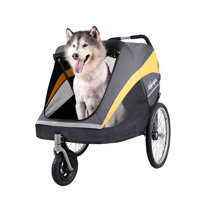 Ibiyaya The Hercules Heavy-Duty Pro Pet Stroller-Bike Trailer - OmniaPaws