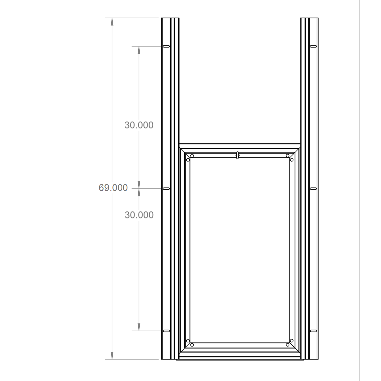 Kennel Clad Premium Insulated Guillotine Kennel Door