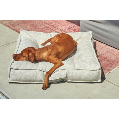 Bowsers Piazza Dog Bed - Allumina / Performance Linen / Medium | OmniaPaws