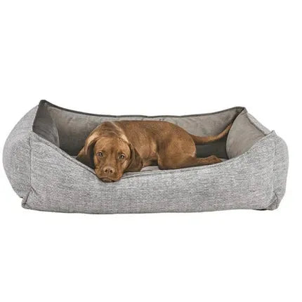 Bowsers Oslo Ortho Dog Bed - Allumina / Performance Linen / Small | OmniaPaws