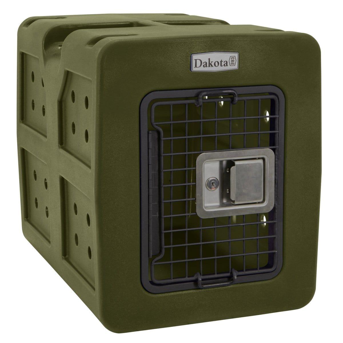 Dakota 283 G3 Small Framed Kennel - Olive / No Antimicrobial Protection | OmniaPaws