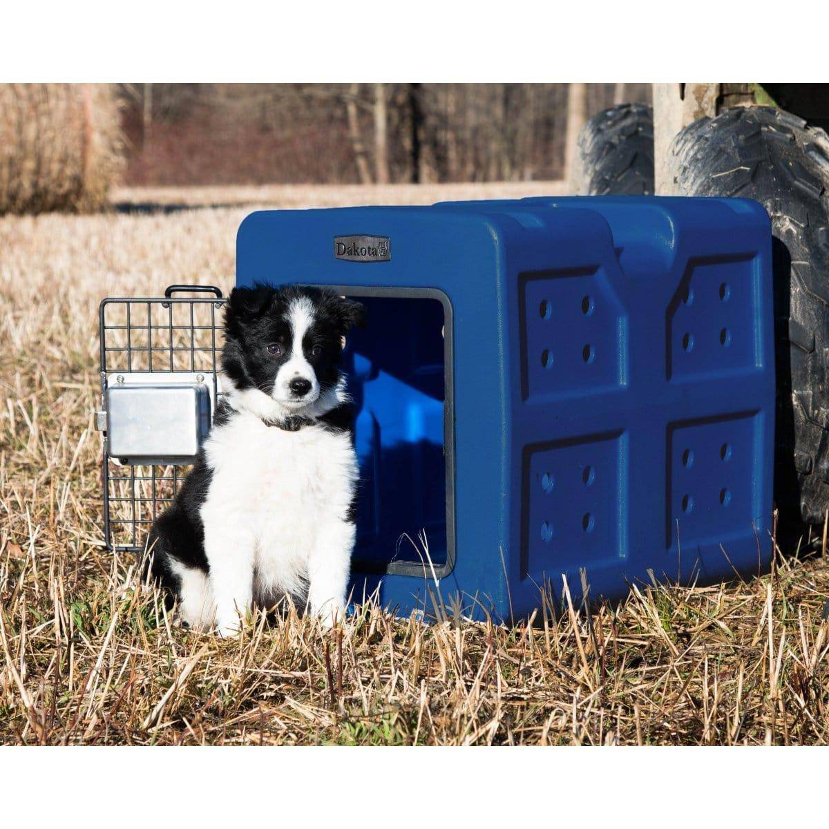 Dakota 283 G3 Small Framed Kennel - Blue / No Antimicrobial Protection | OmniaPaws