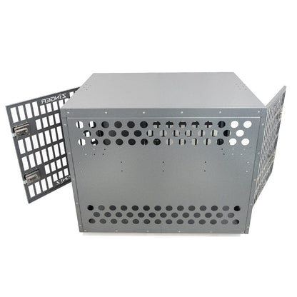 Zinger Deluxe Front and Back Entry Dog Crate - OmniaPaws