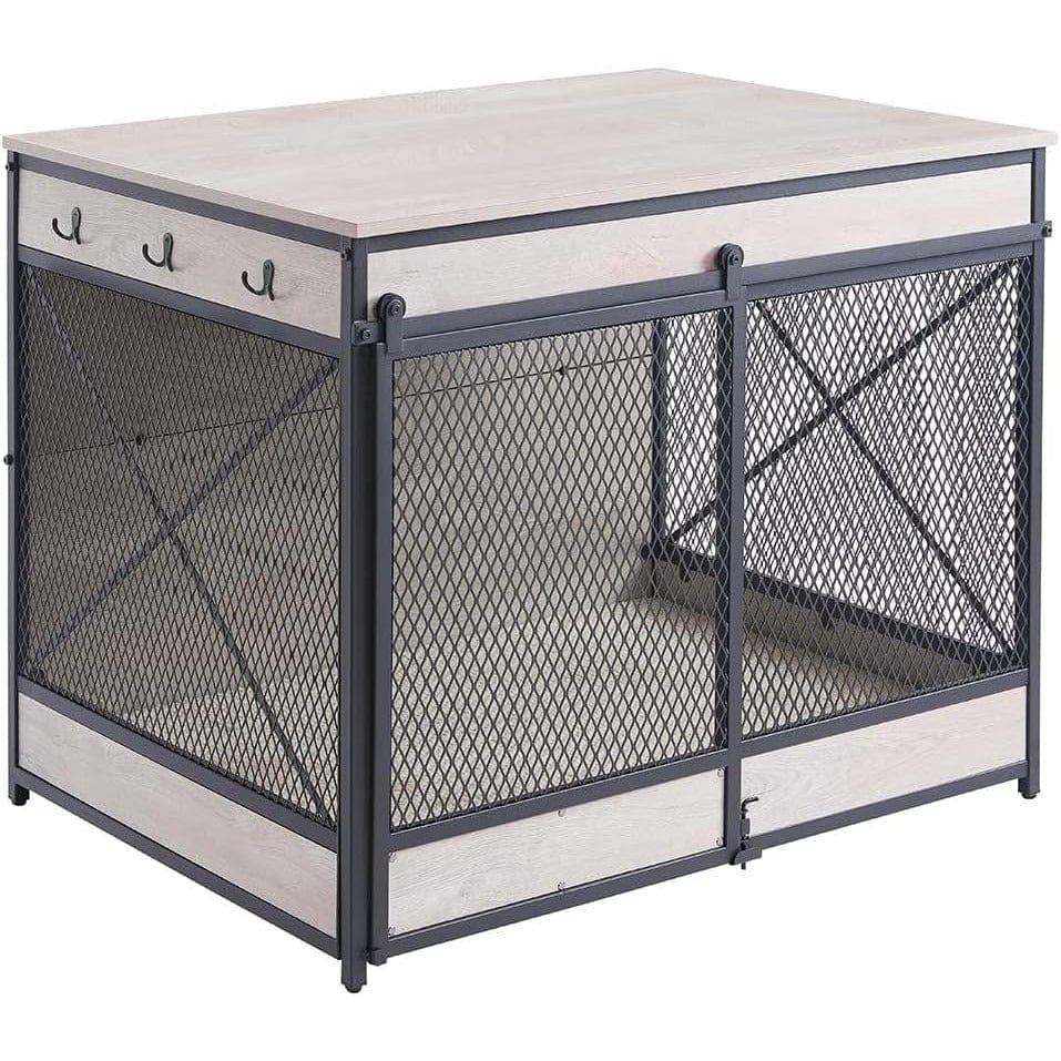 Unipaws Furniture Style Sliding Door Dog Crate - OmniaPaws