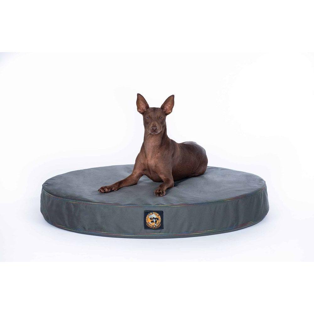 Gorilla Ballistic Tough Round Orthopedic Dog Bed™ - OmniaPaws